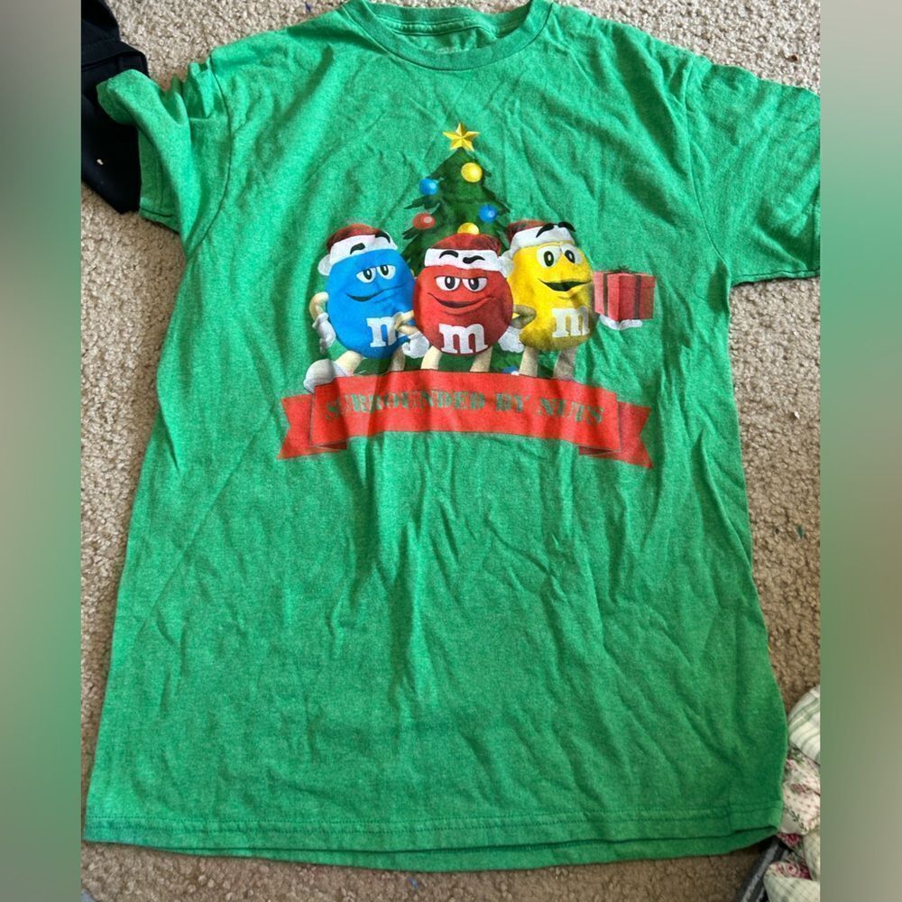M&M’s Christmas Surrounded by Nuts Tshirt